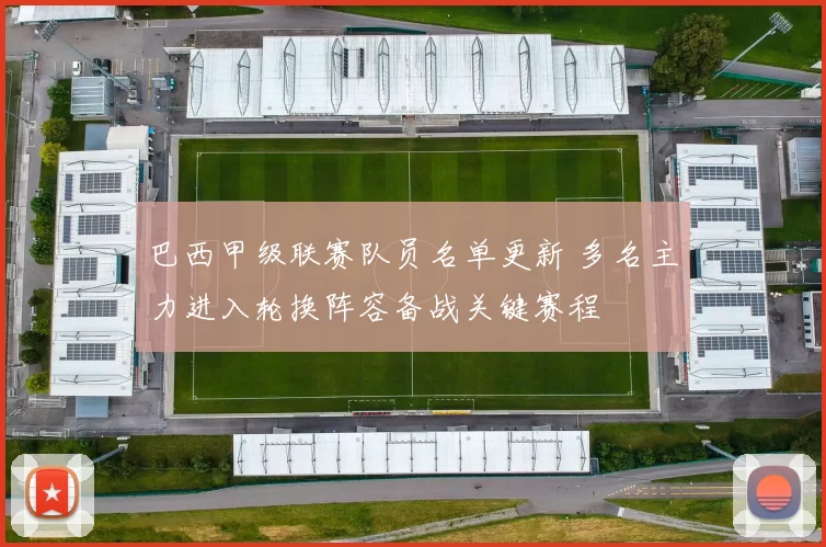 巴西甲级联赛队员名单更新 多名主力进入轮换阵容备战关键赛程